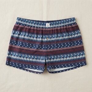 Pendleton Mens XXL‎ Knit Boxer Shorts Americana Star Geometric Print Blue Red